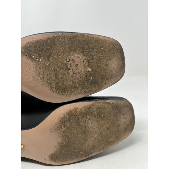 PRADA CAVALIERE Black 2011 EUC Knee High Harness SHOES BOOTS 39 - Picture 11 of 15